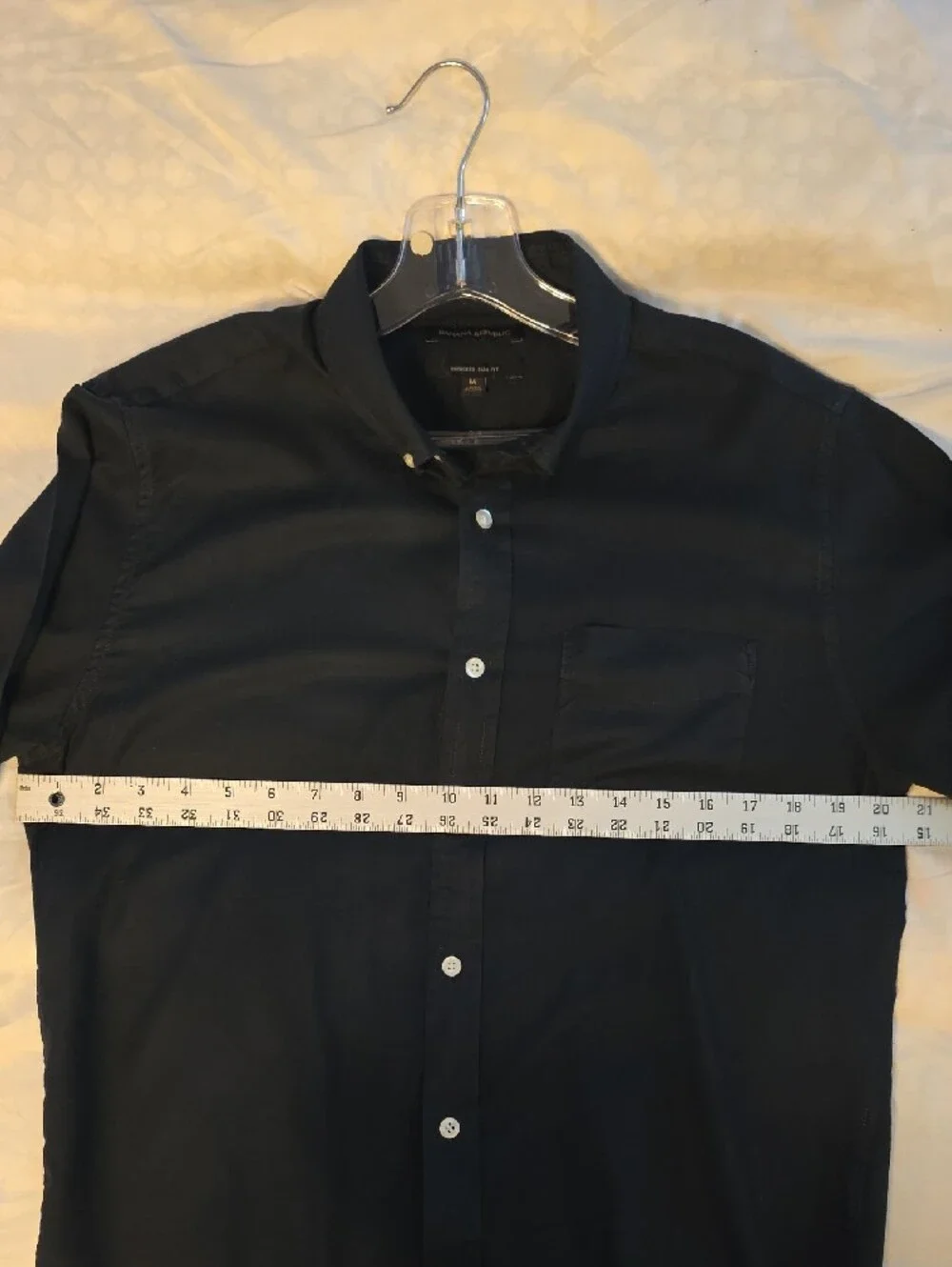 Banana Republic Utucked SLIM FIT Men's Black Button-Down Shirt